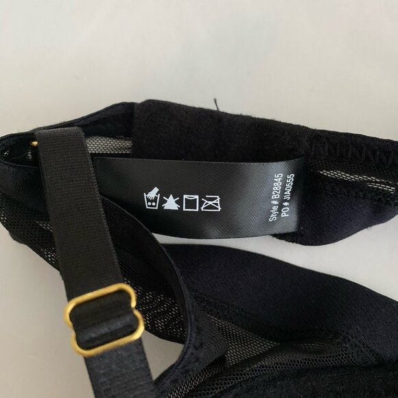 Rene Rofe Lingerie Extreme Black Push Up Bra Size 36B Lace NWT - Picture 8 of 8